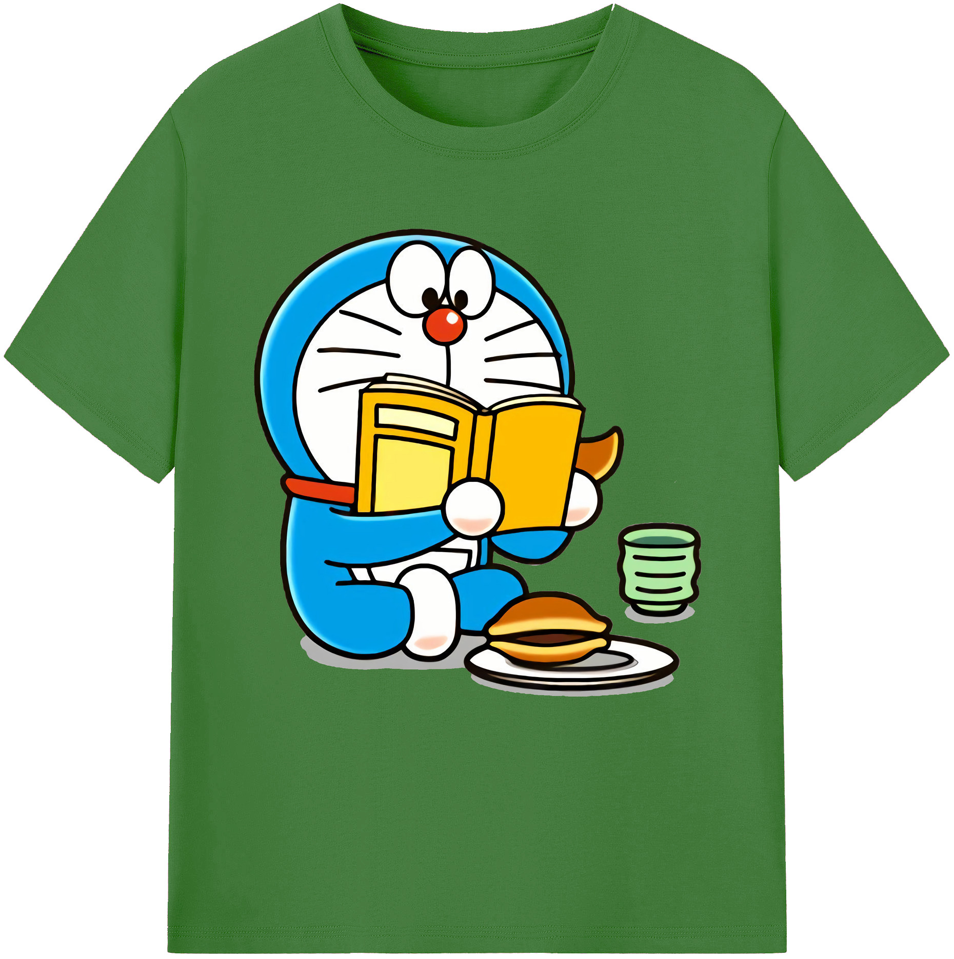 （画像用） ドラえもん Doraemon レディースカジュアルプリントTシャツ（綿100％）
